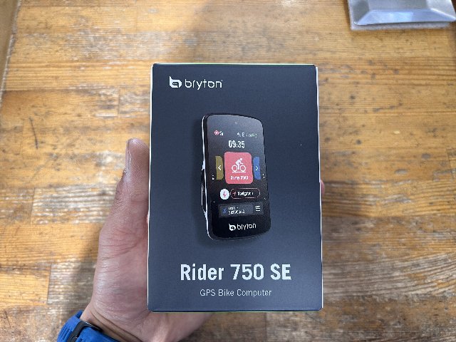 新発売】ブライトン Rider750 SE GPS サイコン 【新品・未開封】-